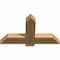 Ekena Millwork Eugene Smooth Timber Gable Bracket, Western Red Cedar, 36"W x 21"H x 3 1/2"D x 5 1/2"F, 14/12 Pitch GBW036X21X0406EUG00SWR - alternate 3